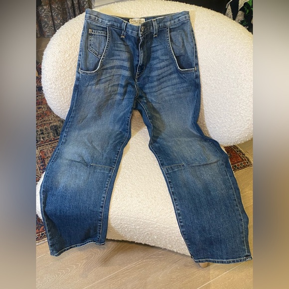 Nili Lotan Emerson denim classic Barrel Jeans size 26 new - Picture 7 of 8